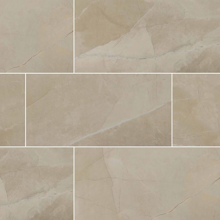 Ackland Sonoma Sand 12 in. x 24 in. Matte Porcelain Stone Look Floor and Wall Tile, 8PK AKNPTSONSAND12X24M-CA